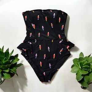 NEW Kate Spade swimming suit. Size S. Black.